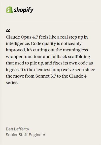 Opus 4.7���ˣ��ٷ��������ϲ�����ǿ���û�ֱ�������ܸɣ���Ҳ̫������_Opus 4.7���ˣ��ٷ��������ϲ�����ǿ���û�ֱ�������ܸɣ���Ҳ̫������_